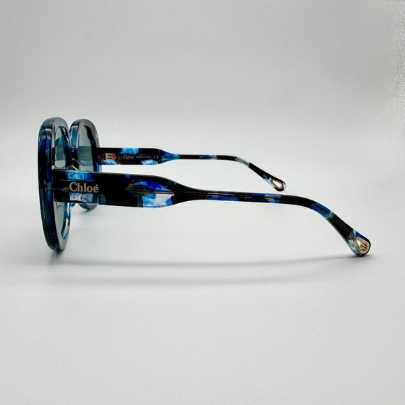 Chloé CH0195SK 003 Oversized Square Sunglasses 56mm Black Tortoise Made in Italy main image 5